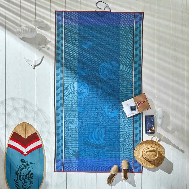 Badetuch Baignade a Socoa (Le Jacquard Français)